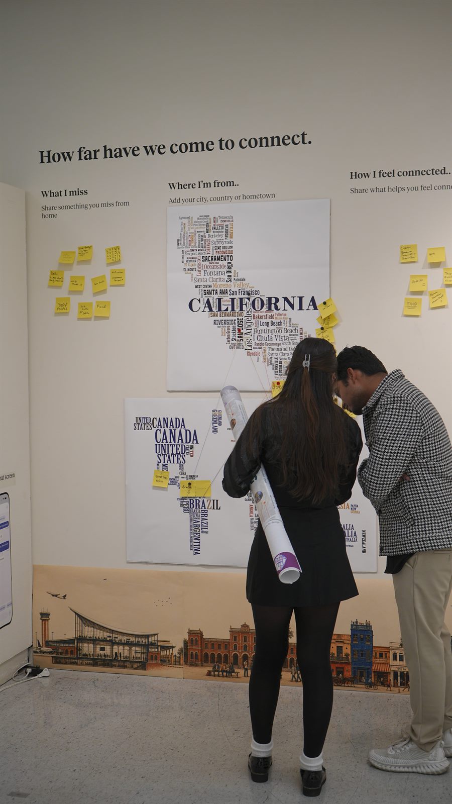 AroundUs exhibition photograph: one note at a time.