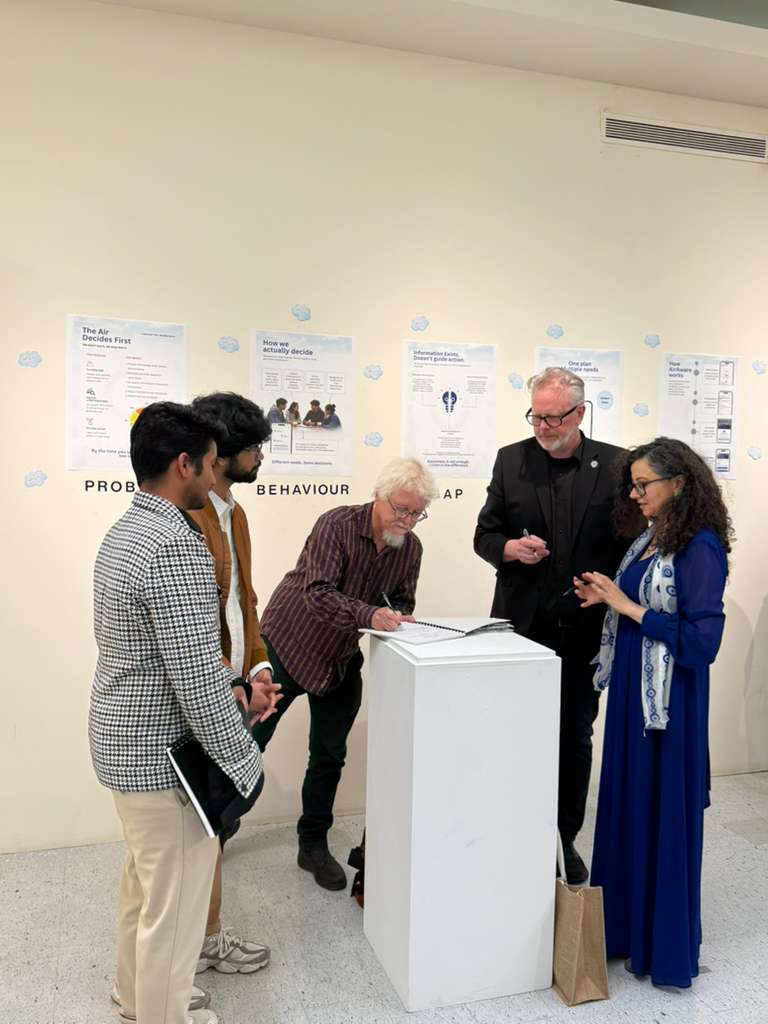 AroundUs exhibition photograph: closing the loop.